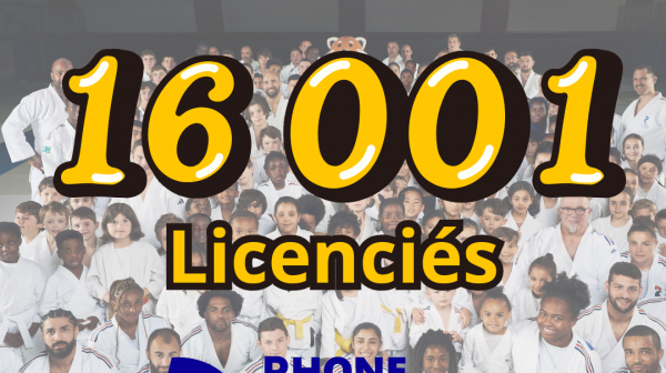 CAP DES 16 000 LICENCIÉS DÉPASSÉ !